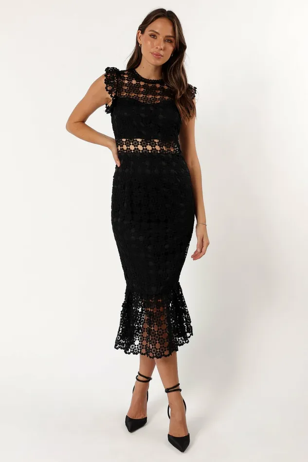 Petal and Pup Malia Dress Black Women Event Dresses