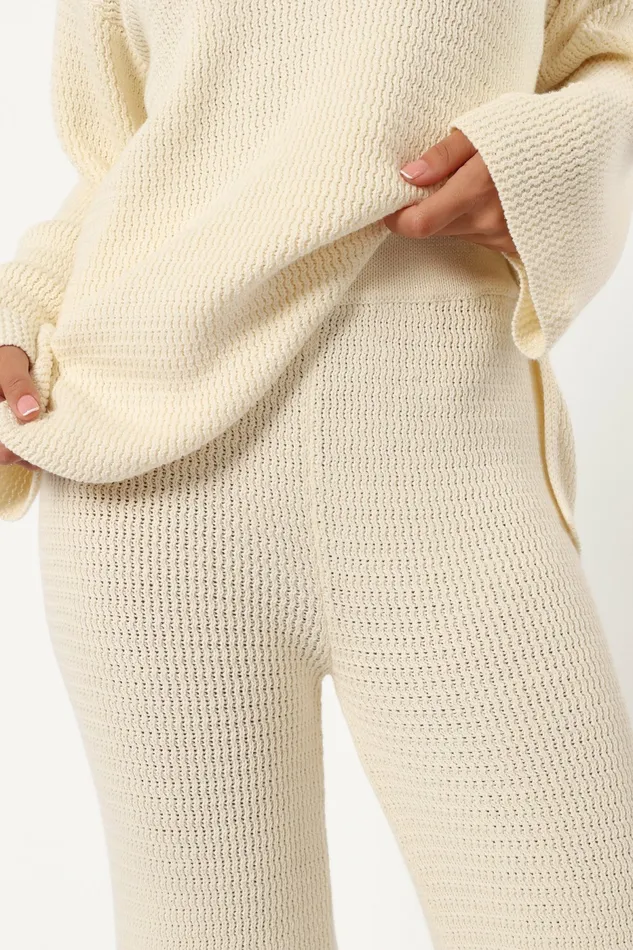 Petal and Pup Mckinley Knit Pant Cream Women Loungewear