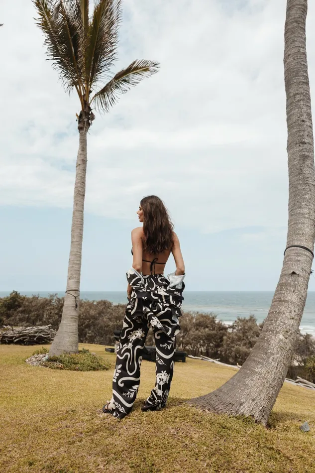 Petal and Pup Pants Women Leo Pant Black Sand