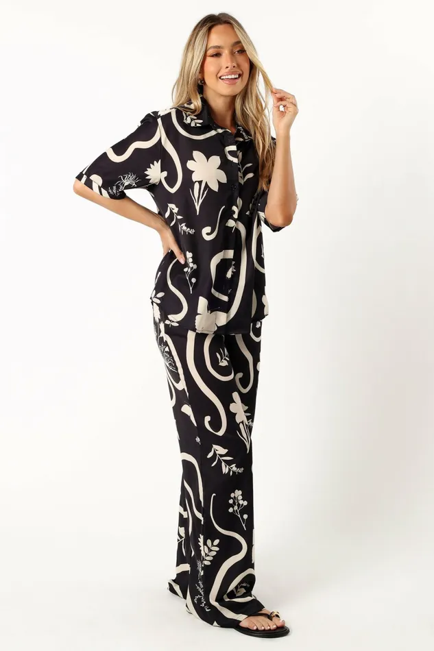 Petal and Pup Pants Women Leo Pant Black Sand