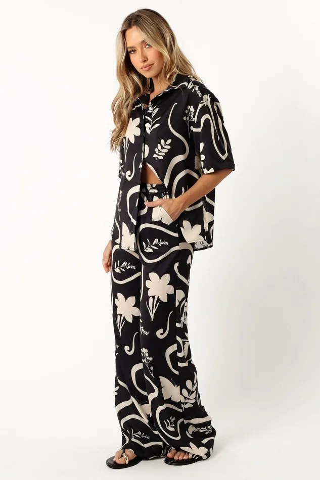 Petal and Pup Pants Women Leo Pant Black Sand