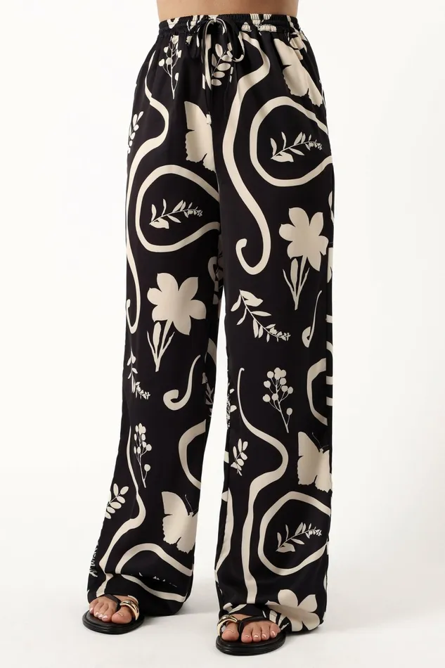 Petal and Pup Pants Women Leo Pant Black Sand