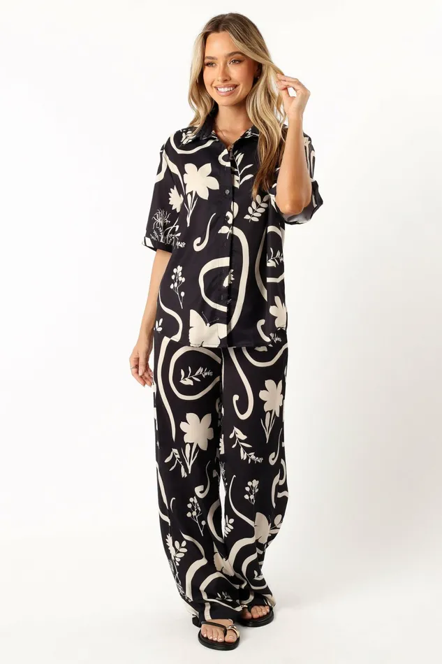 Petal and Pup Pants Women Leo Pant Black Sand