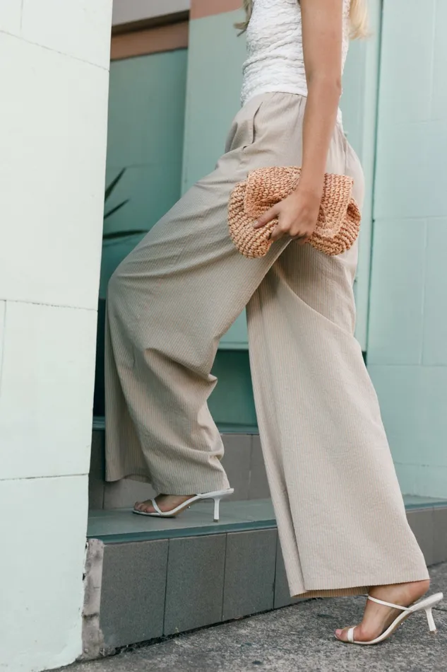 Petal and Pup Savanna Striped Pants Apricot Women Pants