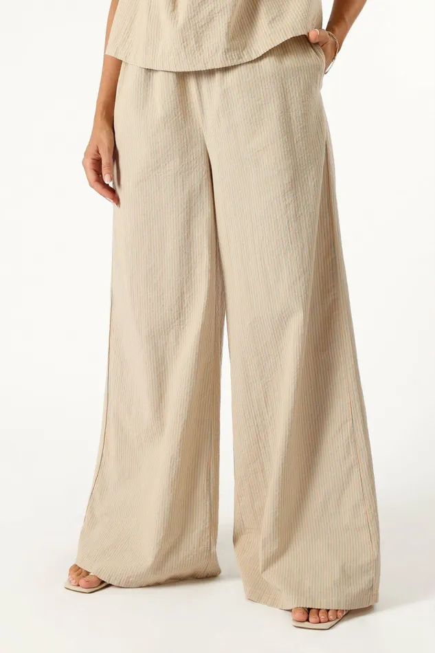 Petal and Pup Savanna Striped Pants Apricot Women Pants