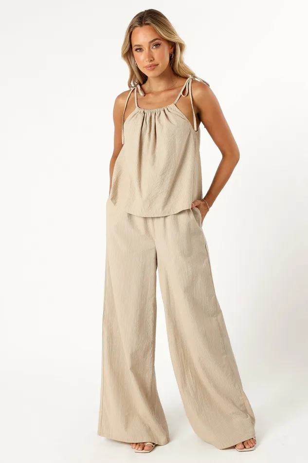Petal and Pup Savanna Striped Pants Apricot Women Pants