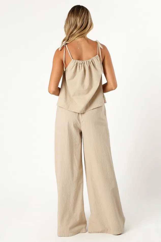 Petal and Pup Savanna Striped Pants Apricot Women Pants