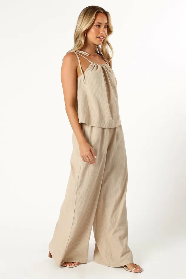 Petal and Pup Savanna Striped Pants Apricot Women Pants