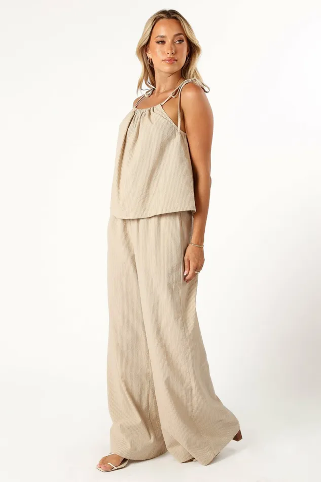 Petal and Pup Savanna Striped Pants Apricot Women Pants