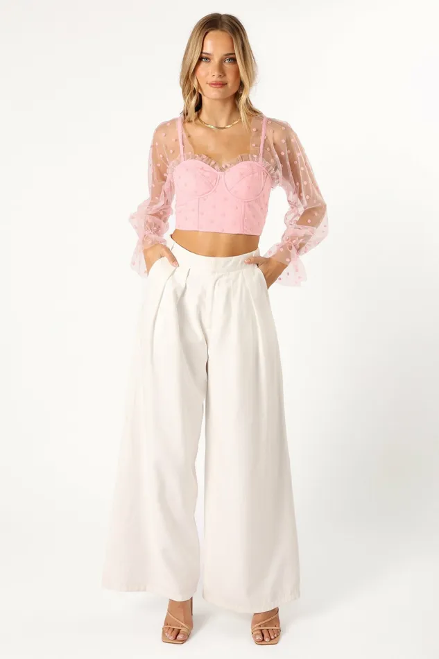 Petal and Pup Tops Women Varinka Top Pink