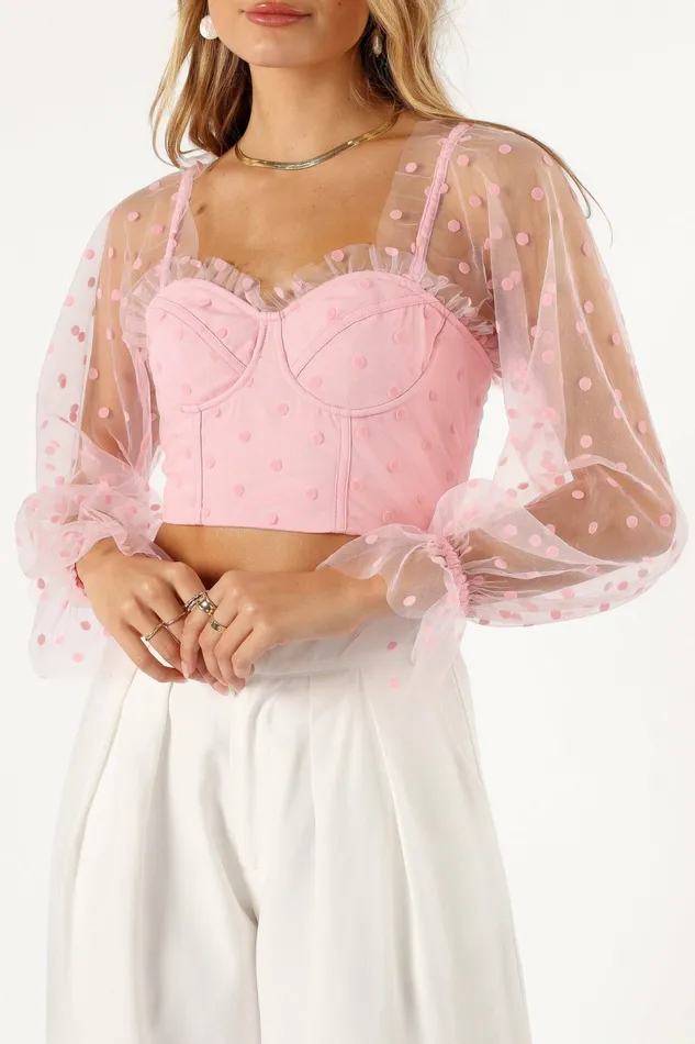 Petal and Pup Tops Women Varinka Top Pink