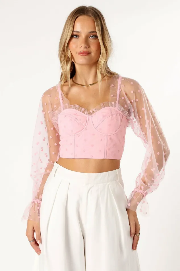 Petal and Pup Tops Women Varinka Top Pink