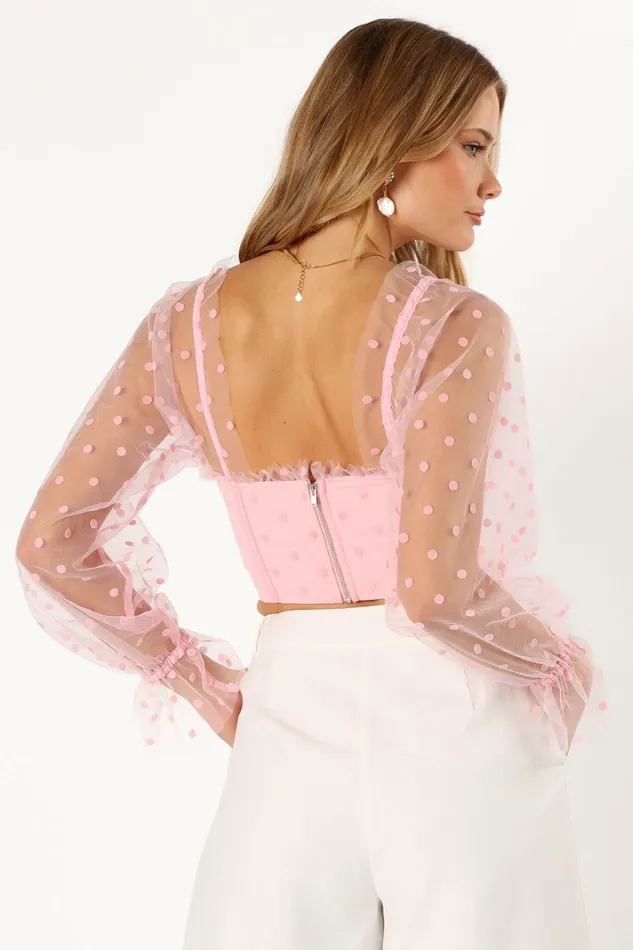 Petal and Pup Tops Women Varinka Top Pink