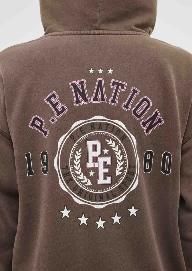 PHOENIX HOODIE IN WASHED CHESTNUT Hoodies PE Nation Women