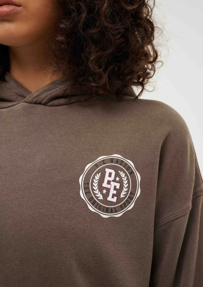 PHOENIX HOODIE IN WASHED CHESTNUT Hoodies PE Nation Women