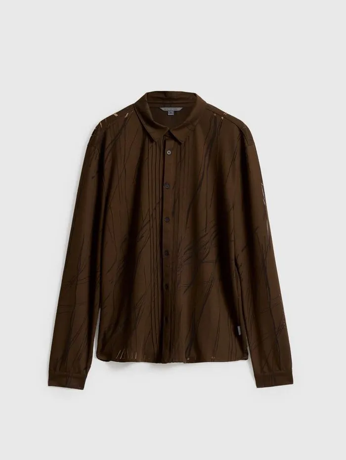 PHOENIX SHIRT Chocolate Men John Varvatos Shirts