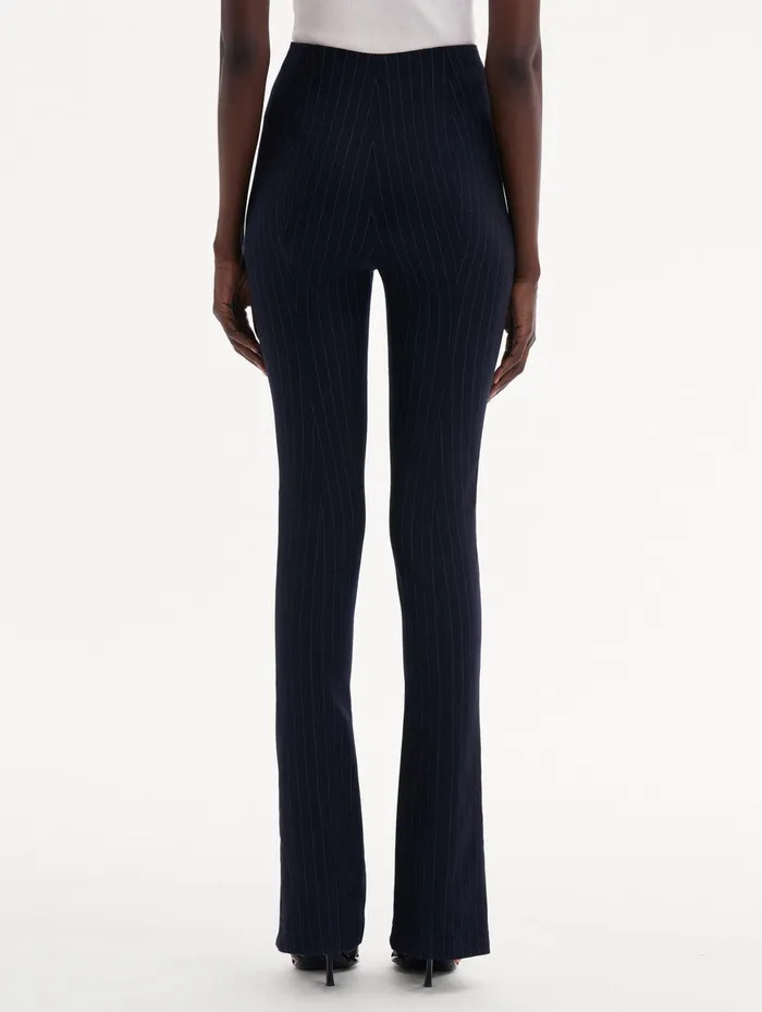 Pinstriped Pant Navy and White Women Oscar De La Renta Pants and Skirts Pinstriped Pant Navy and White Women Oscar De La Renta Pants and Skirts
