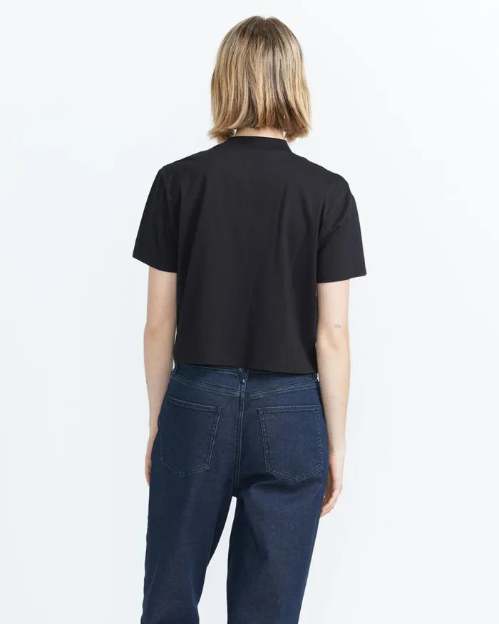 Pocket Dial Tee 8211 Black Womens Volcom Tops