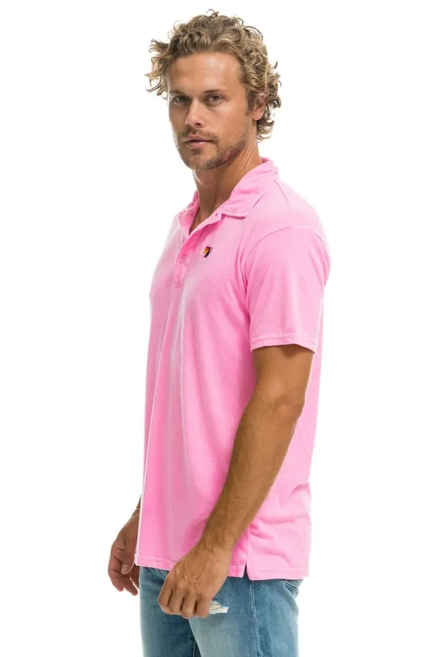 Polo 8211 Neon Pink Women Aviator Nation Tees