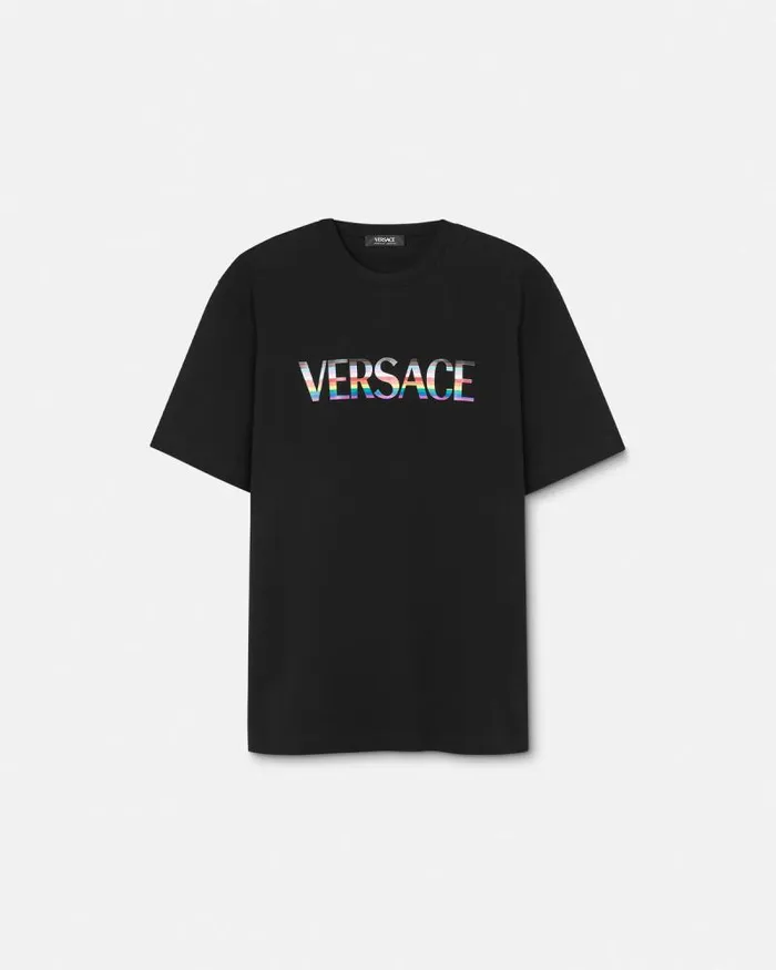 Pride Barocco Logo TShirt Blackprint WomenMen Versace TShirts and Sweatshirts