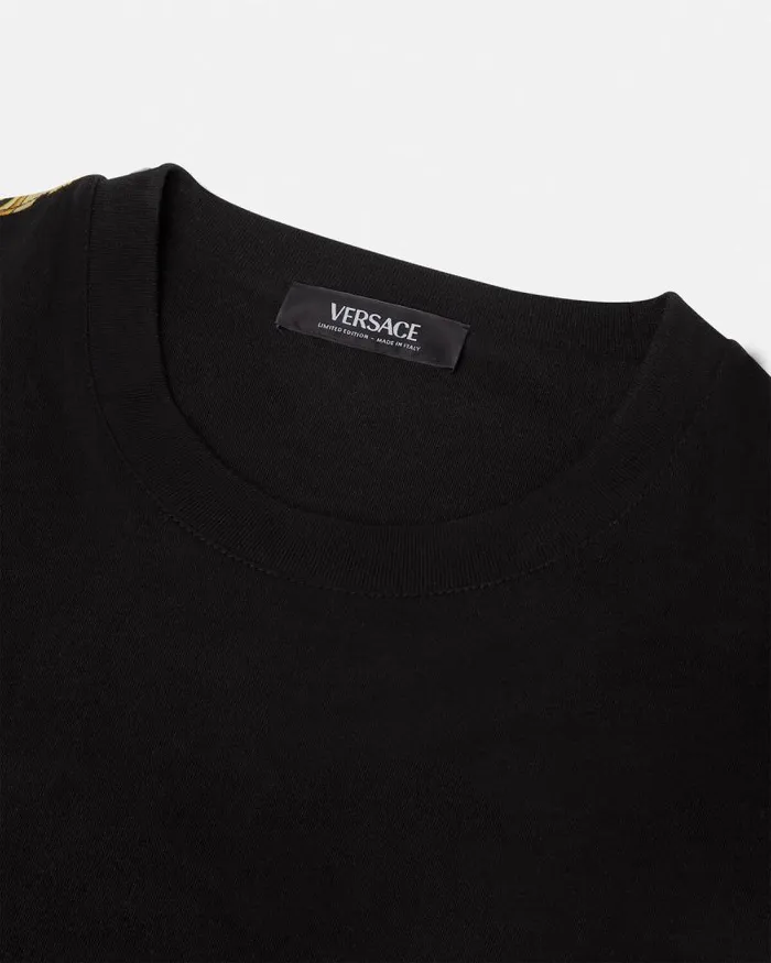 Pride Barocco Logo TShirt Blackprint WomenMen Versace TShirts and Sweatshirts
