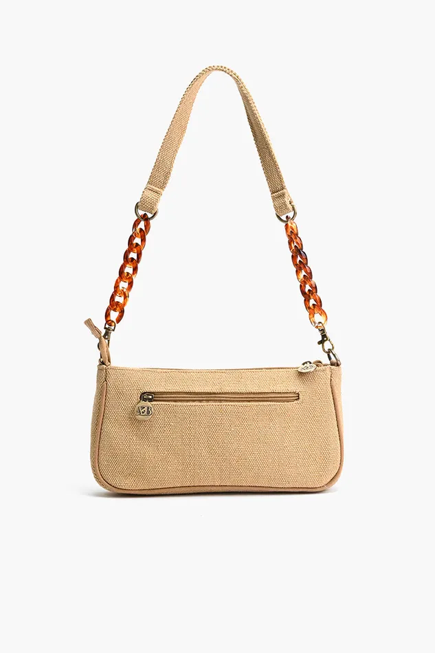 Psychedelic Spiral Beige Shoulder Bag Women Shoulder Bags America and Beyond