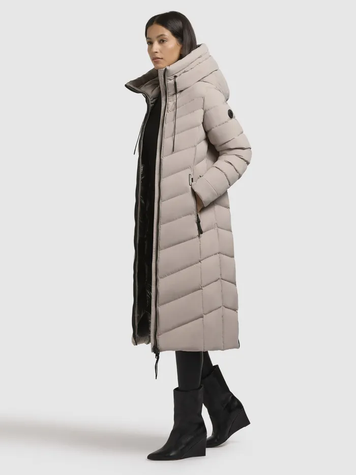 Puffer Coats KHUJO Women Mantel STOANE Hellbeige Hellbeige