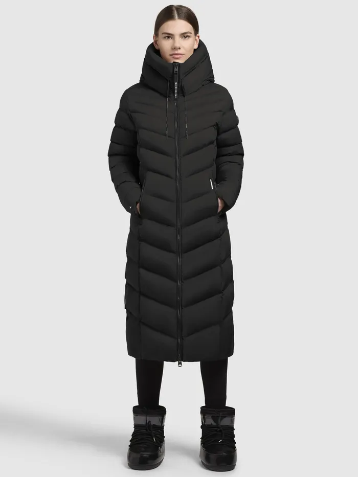 Puffer Coats Mantel STOANE Schwarz Schwarz KHUJO Women