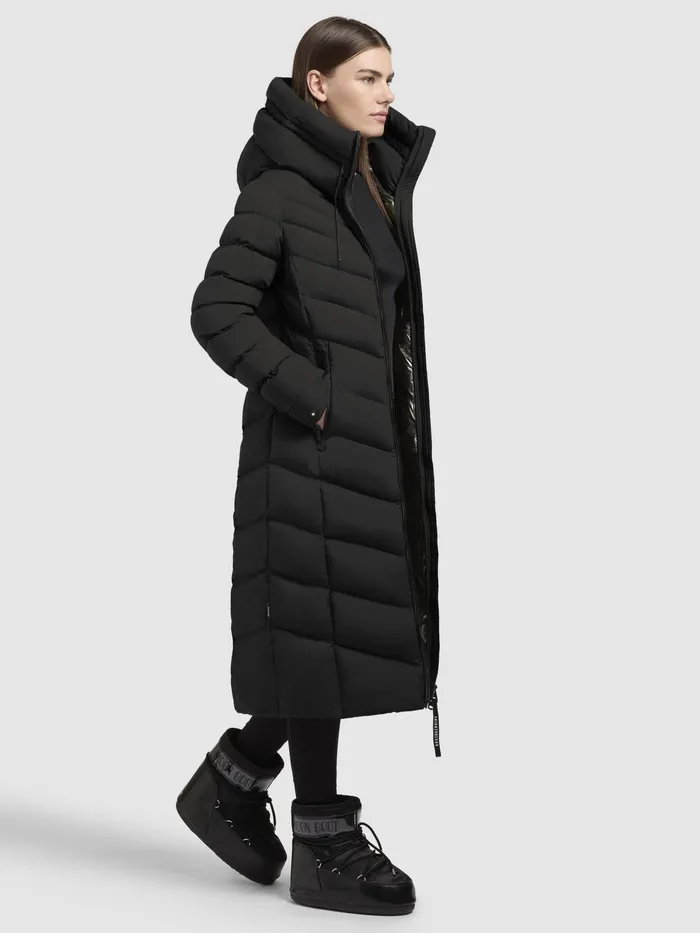Puffer Coats Mantel STOANE Schwarz Schwarz KHUJO Women