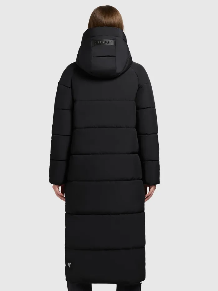 Puffer Coats Women KHUJO Mantel LAMBA Schwarz Schwarz