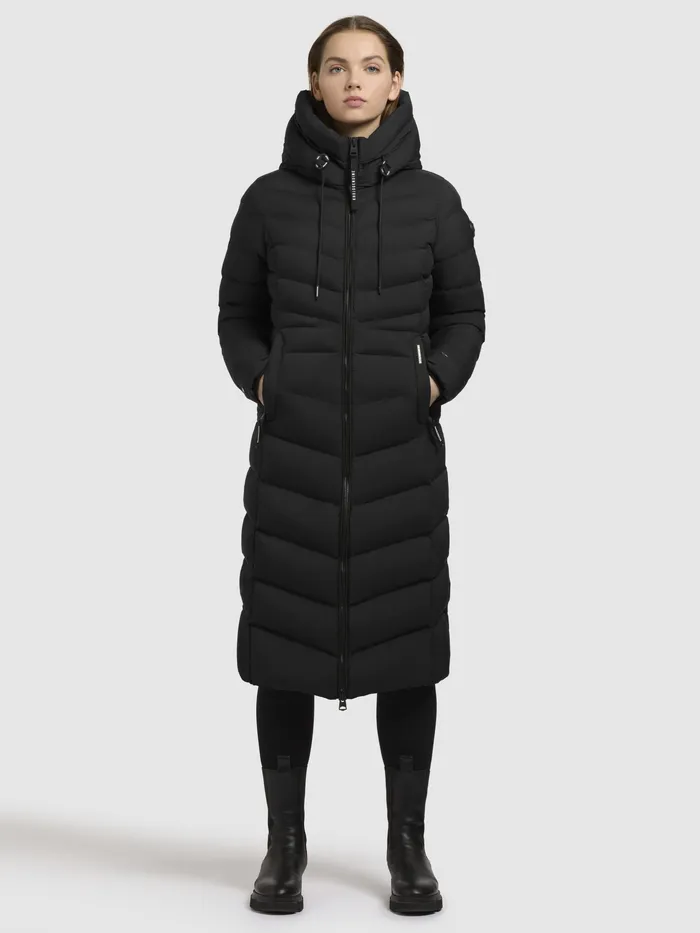 Puffer Coats Women Mantel INGRAM4 Schwarz Schwarz KHUJO