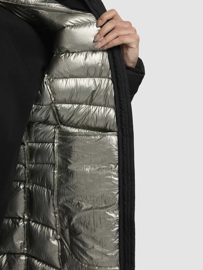 Puffer Coats Women Mantel INGRAM4 Schwarz Schwarz KHUJO