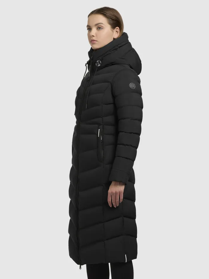 Puffer Coats Women Mantel INGRAM4 Schwarz Schwarz KHUJO