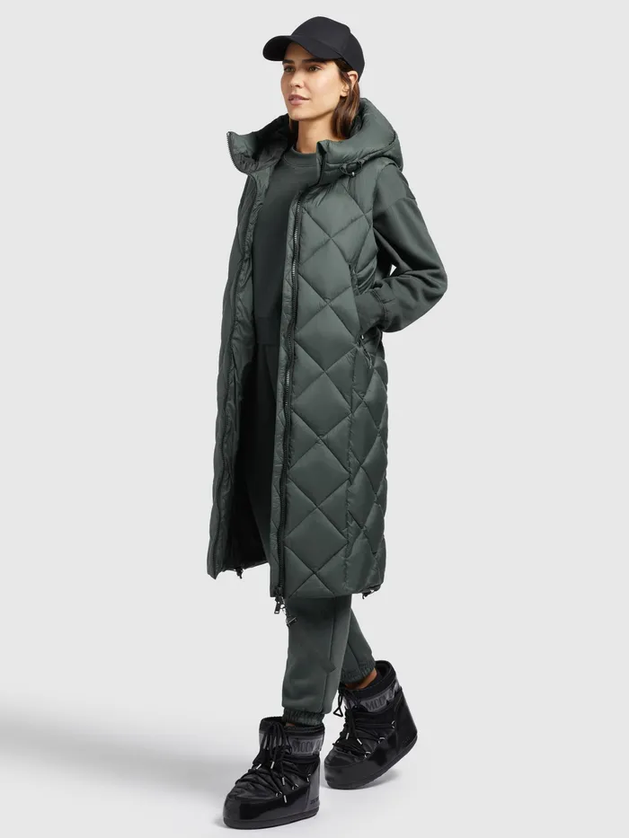 Puffer Vests Weste DILA Olivgrau Olivgrau 8211 KHUJO Women