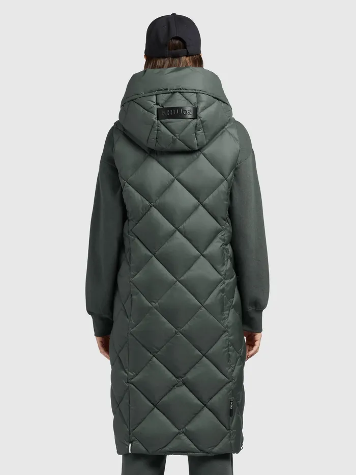 Puffer Vests Weste DILA Olivgrau Olivgrau 8211 KHUJO Women