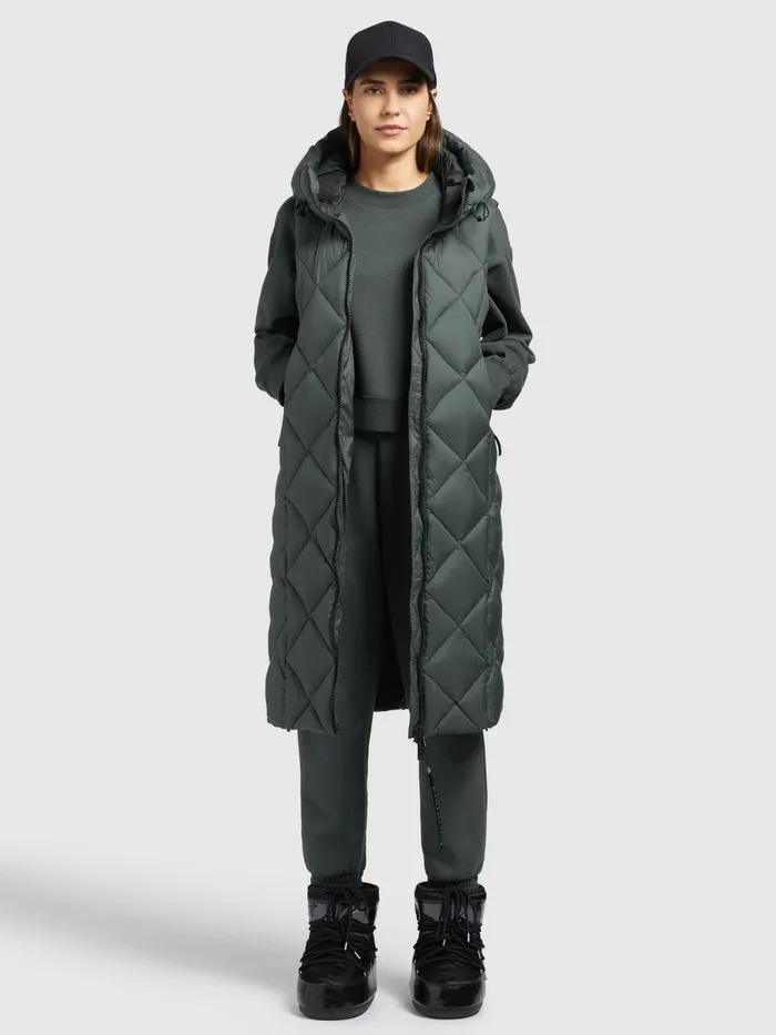 Puffer Vests Weste DILA Olivgrau Olivgrau 8211 KHUJO Women