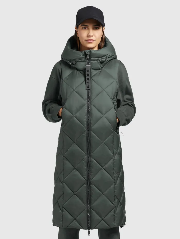 Puffer Vests Weste DILA Olivgrau Olivgrau 8211 KHUJO Women