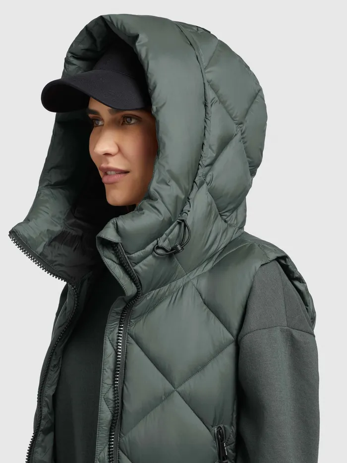 Puffer Vests Weste DILA Olivgrau Olivgrau 8211 KHUJO Women