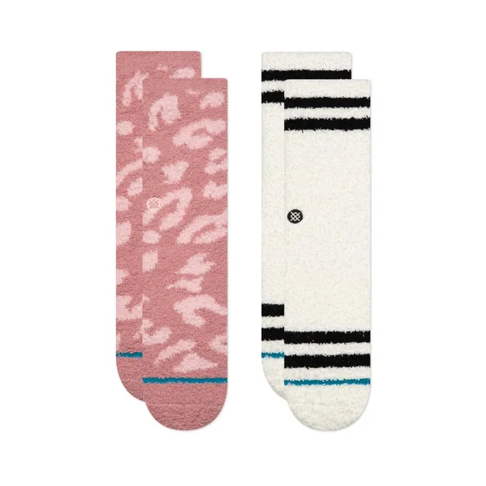 Purfect Cozy Crew Socks Box Set Dustyrose Women Stance Crew