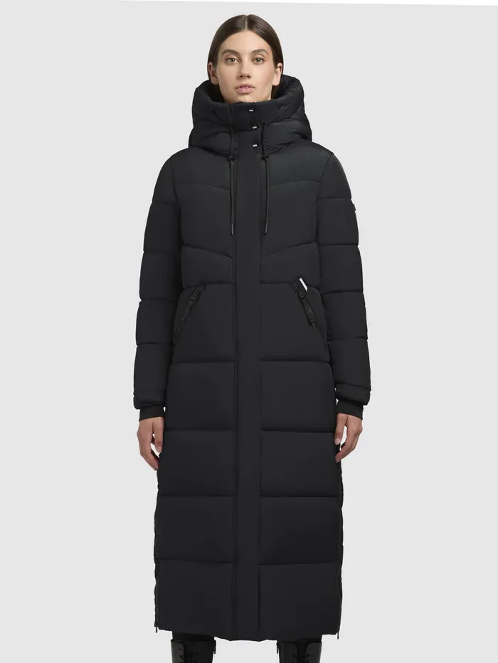 Quilted Coats KHUJO Women Mantel SHIMANTA4 Schwarz Schwarz