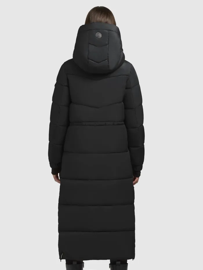 Quilted Coats KHUJO Women Mantel SHIMANTA4 Schwarz Schwarz