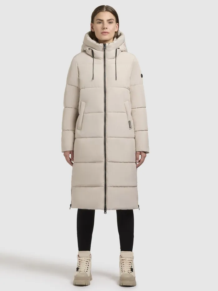 Quilted Coats Women KHUJO Mantel MIRI2 Hellbeige Hellbeige