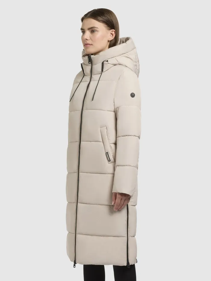 Quilted Coats Women KHUJO Mantel MIRI2 Hellbeige Hellbeige
