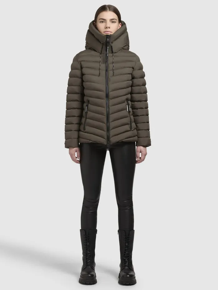 Quilted Jackets Jacke PACE Khaki Khaki 8211 KHUJO Women