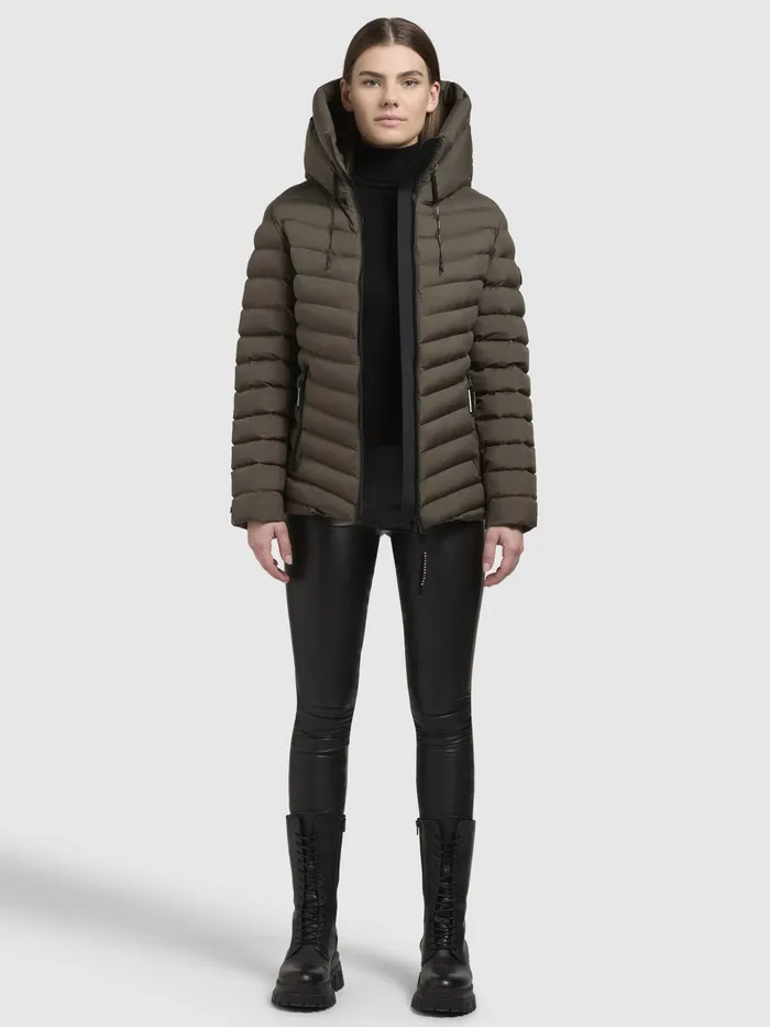 Quilted Jackets Jacke PACE Khaki Khaki 8211 KHUJO Women