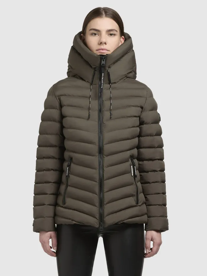 Quilted Jackets Jacke PACE Khaki Khaki 8211 KHUJO Women