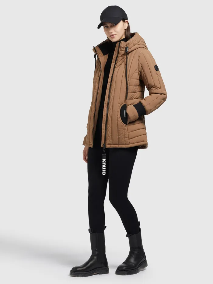 Quilted Jackets Jacke TWEETY PRIME7 LIGHT Hellbraun Hellbraun 8211 KHUJO Women