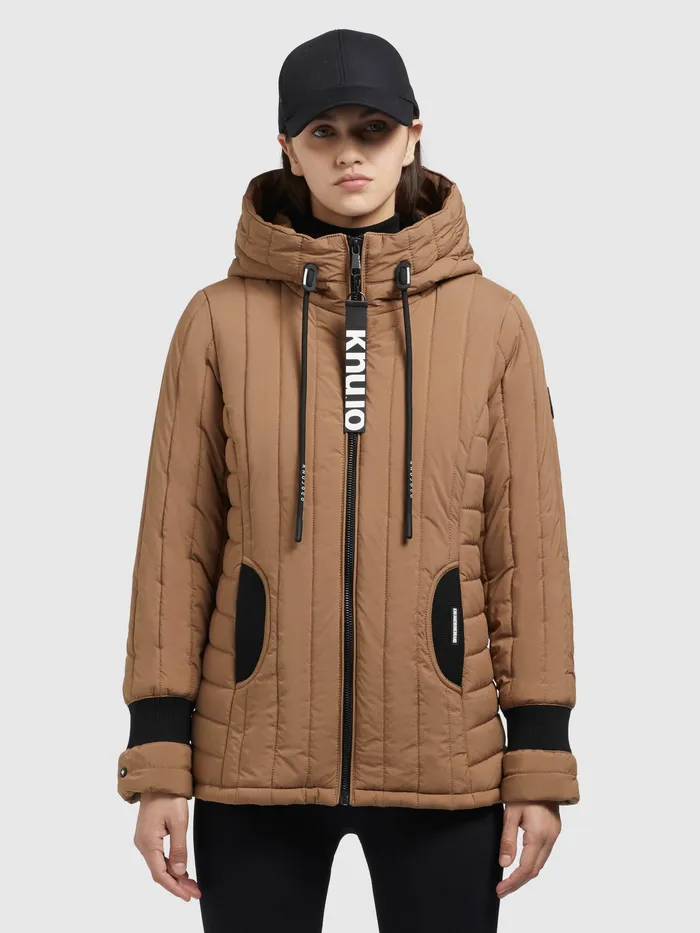 Quilted Jackets Jacke TWEETY PRIME7 LIGHT Hellbraun Hellbraun 8211 KHUJO Women