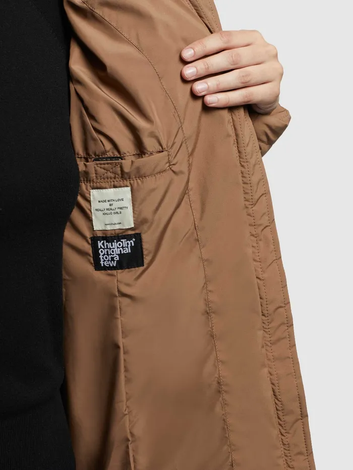 Quilted Jackets Jacke TWEETY PRIME7 LIGHT Hellbraun Hellbraun 8211 KHUJO Women