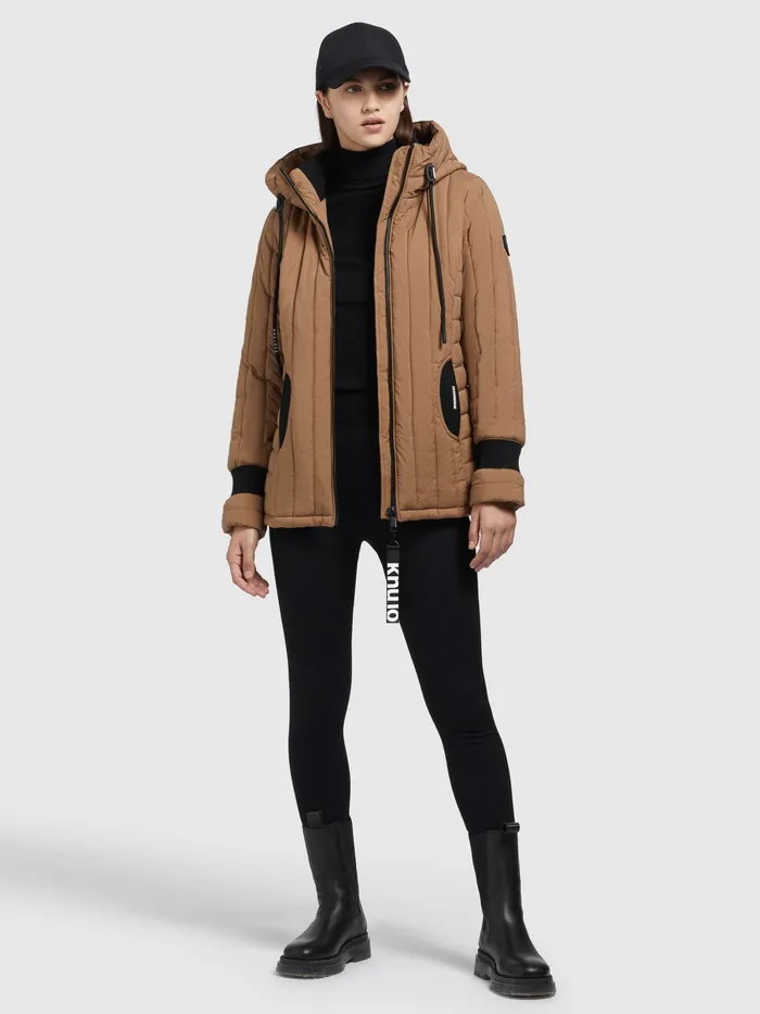 Quilted Jackets Jacke TWEETY PRIME7 LIGHT Hellbraun Hellbraun 8211 KHUJO Women